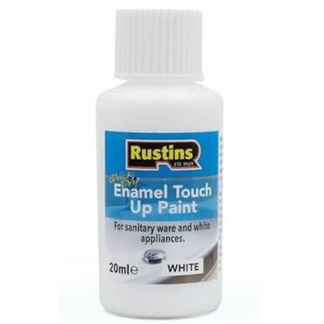 Rustins Quick Dry Enamel Touch Up Paint 20ml - White | R900059