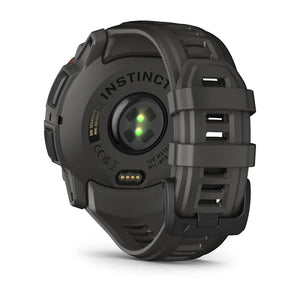 Garmin Instinct 3 50mm Smart Fitness Watch - Solar Black with Charcoal Silicone Band | 49-GAR-010-02935-00