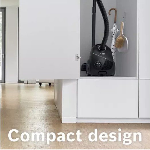 Bosch Serie 2 ProEco Cylinder Vacuum Cleaner - Black | BGBS2BA1GB