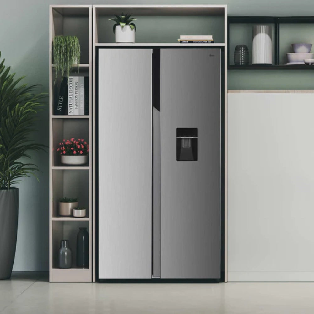 Hoover H-FRIDGE 500 MAXI Frost Free American Fridge Freezer - Inox | HHSBSO6174XWDK-1