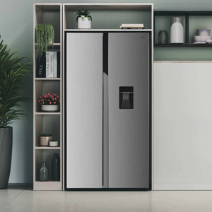 Hoover H-FRIDGE 500 MAXI Frost Free American Fridge Freezer - Inox | HHSBSO6174XWDK-1