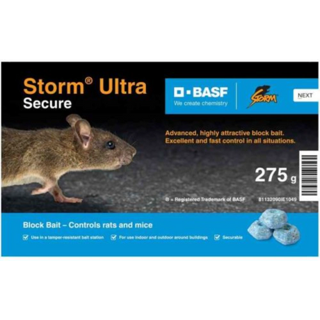 Storm Ultra Secure Mouse and Rat Bait 275g