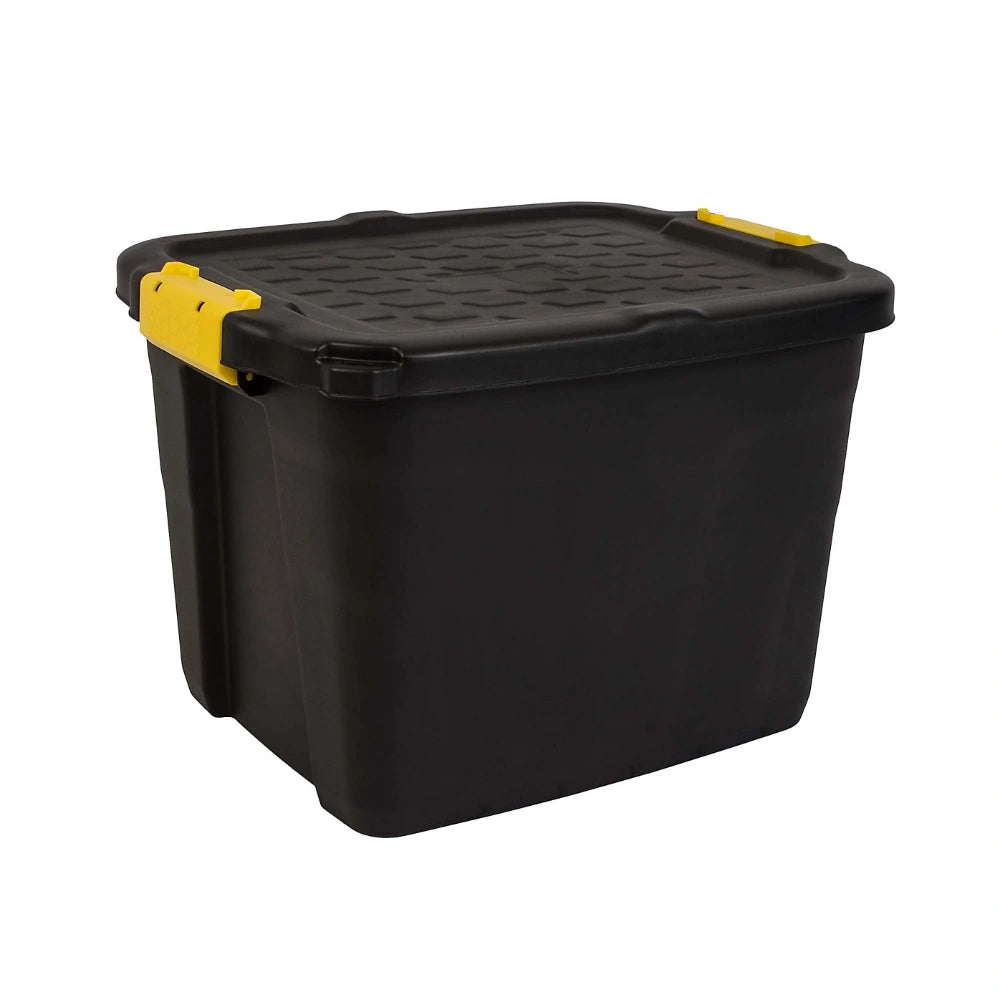 Strata Heavy Duty Stackable Storage Bin Trunk with Lid - 42 L
