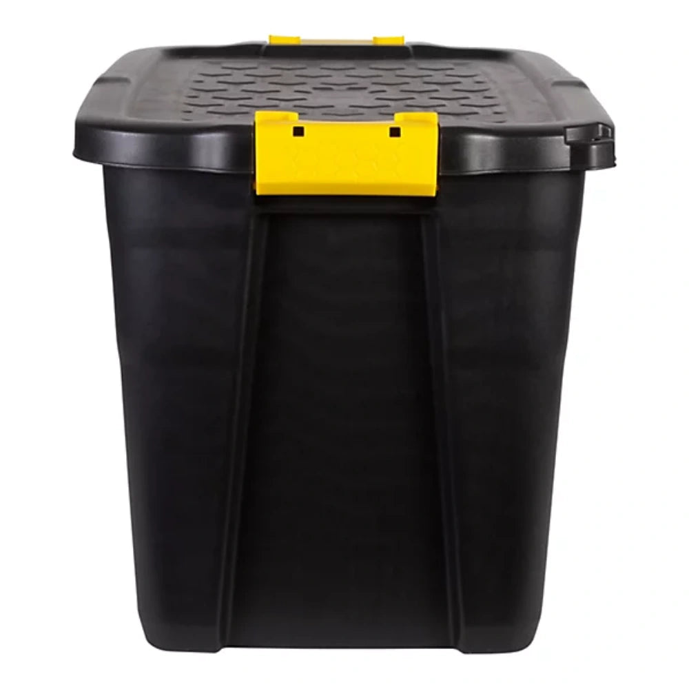 Strata Heavy Duty Storage Box Trunk - 60 Litre | XW442-BLK/YEL-EX