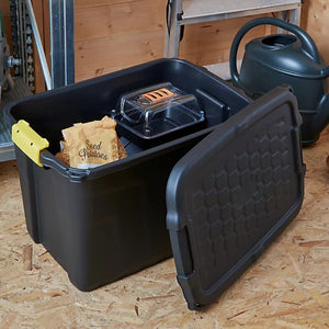 Strata Heavy Duty Storage Box Trunk - 60 Litre | XW442-BLK/YEL-EX