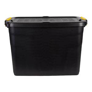 Strata Heavy Duty Storage Box Trunk - 60 Litre | XW442-BLK/YEL-EX