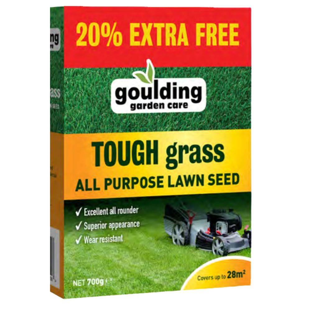 Goulding Tough Grass All Purpose Grass Lawn Seed 700g | G60330