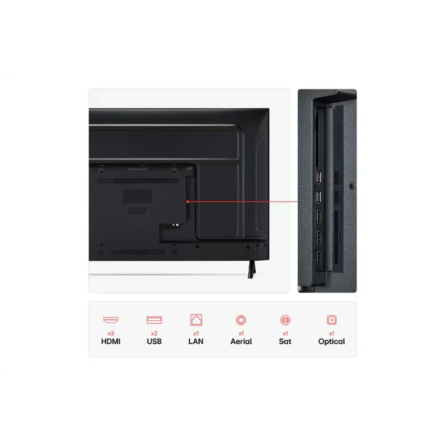 LG UA73 50 Inch 4K UHD LED Smart TV | 50UA73006LA.AEKQ