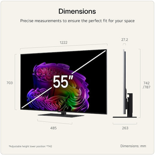 LG 55 Inch Evo AI G6 OLED 4K Smart TV (2026) | OLED55G66LS.AEI