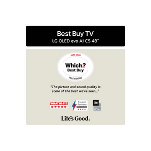 LG 48 Inch OLED Evo AI C54 4K Smart TV | OLED48C54LA.AEK