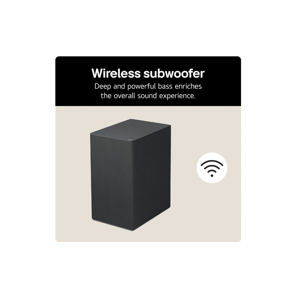 LG USC9S 3.1.3ch Soundbar with Wireless Subwoofer - Black | USC9S