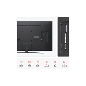 LG NANO81 50 Inch 4K Ultra HD HDR LED Smart TV (2025) | 50NANO81A6A.AEK