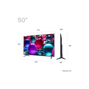 LG UA73 50 Inch 4K UHD LED Smart TV | 50UA73006LA.AEKQ