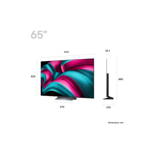 LG 65 Inch OLED Evo AI C5 4K Smart TV | OLED65C54LA.AEK