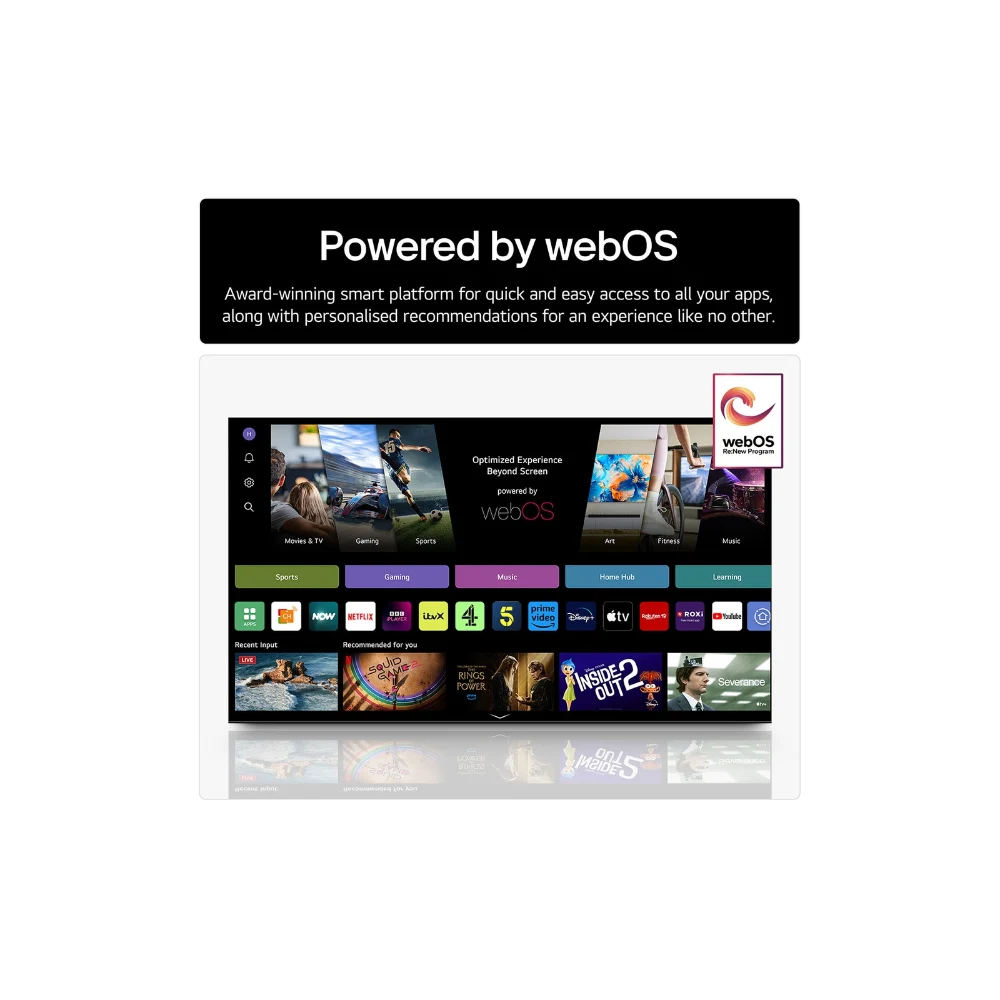 LG 50 Inch QNED AI 4K Ultra HD Smart TV (2025) | 50QNED70A6A.AEK