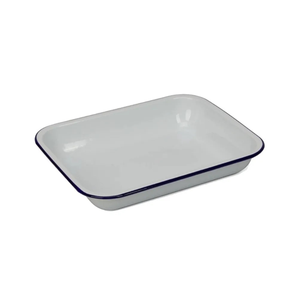 Falcon Oblong Enamel Open Roaster Roasting Tin 28cm | EN3628