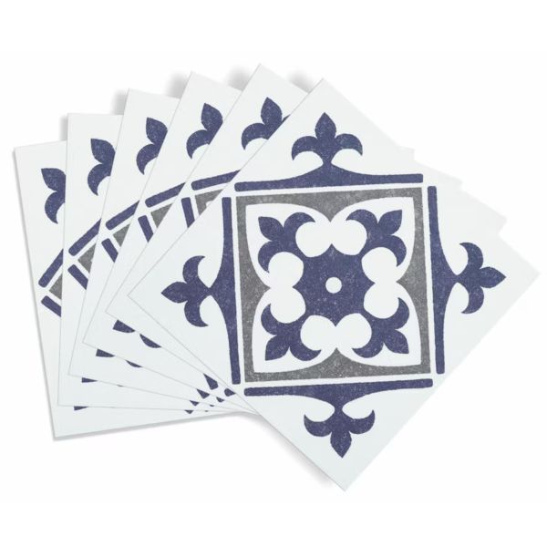 DC Fix Self Adhesive Wall Tile 15cm x 15cm - Nadia Blue | F2703105