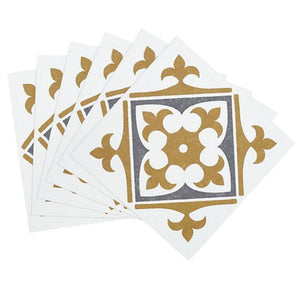 DC Fix Self Adhesive Wall Tile 15cm x 15cm - Nadia Gold | F2703104