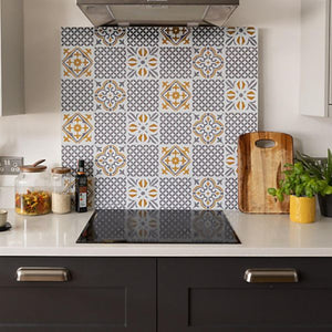 DC Fix Self Adhesive Wall Tile 15cm x 15cm - Jamila Gold | F2703101