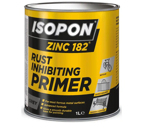Davids Zinc 182 1 Litre Rust Primer - Grey | 0271-32