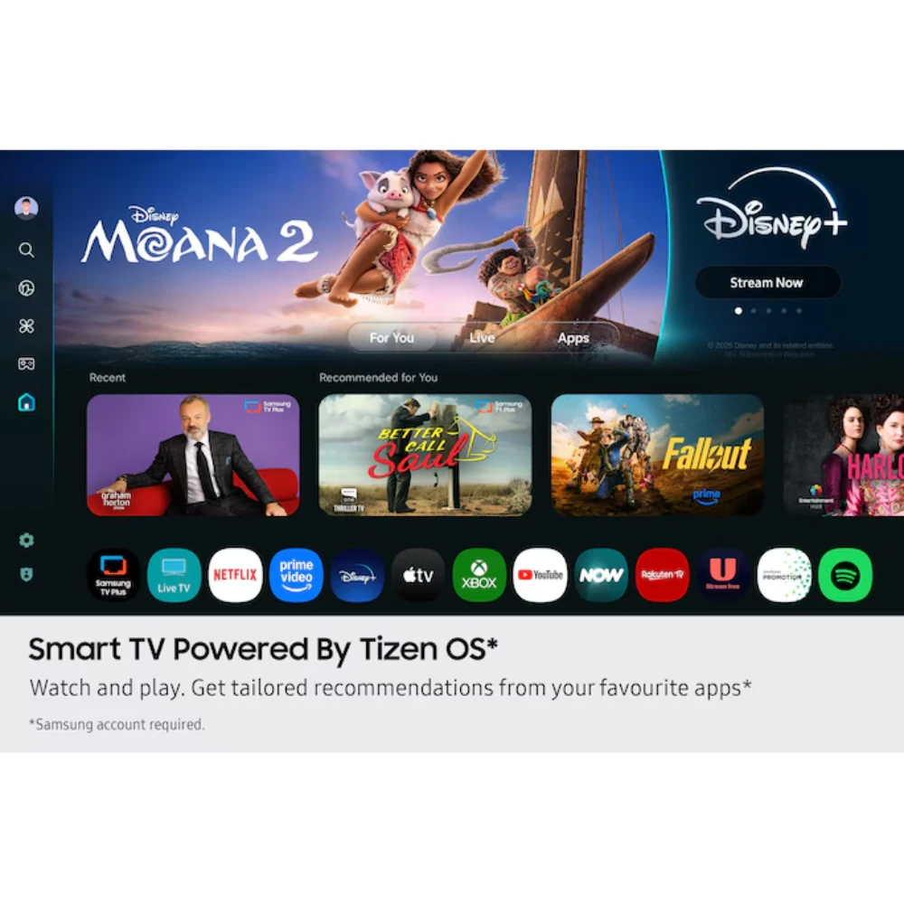 Samsung U7000F 75 Inch Crystal UHD Smart TV | UE75U7000FKXXU