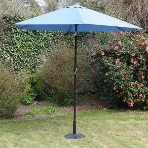 Culcita Crank and Tilt Garden Parasol 2.7 Metre - Blue | PASCBU269