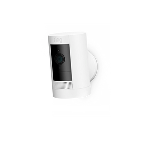 Ring Stick Up Cam Plug In Outdoor HD Security Camera - White | B0C5QX4PW2