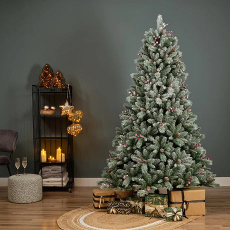 Everlands Frosted Windham Spruce Christmas Tree - 2.1 Metre 7ft | 9684497