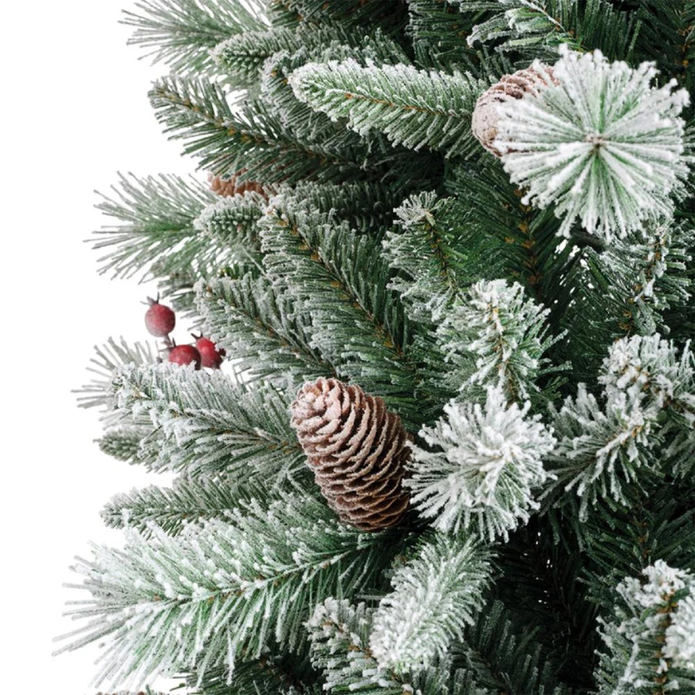 Everlands Frosted Windham Spruce Christmas Tree - 2.1 Metre 7ft | 9684497