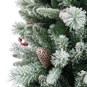 Everlands Frosted Windham Spruce Christmas Tree - 2.1 Metre 7ft | 9684497