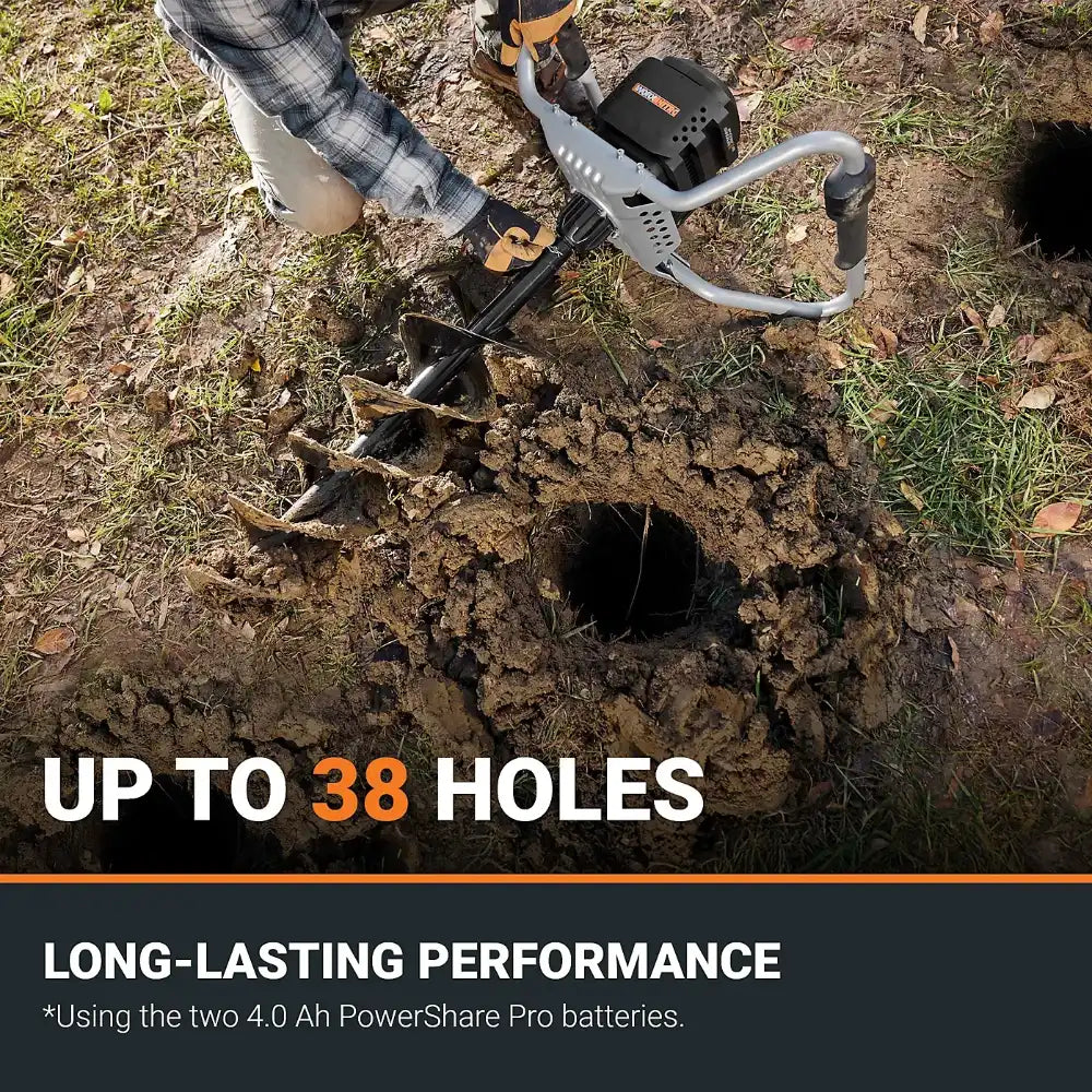 WorX 40V Auger Drill Bare Unit | WG865E.9