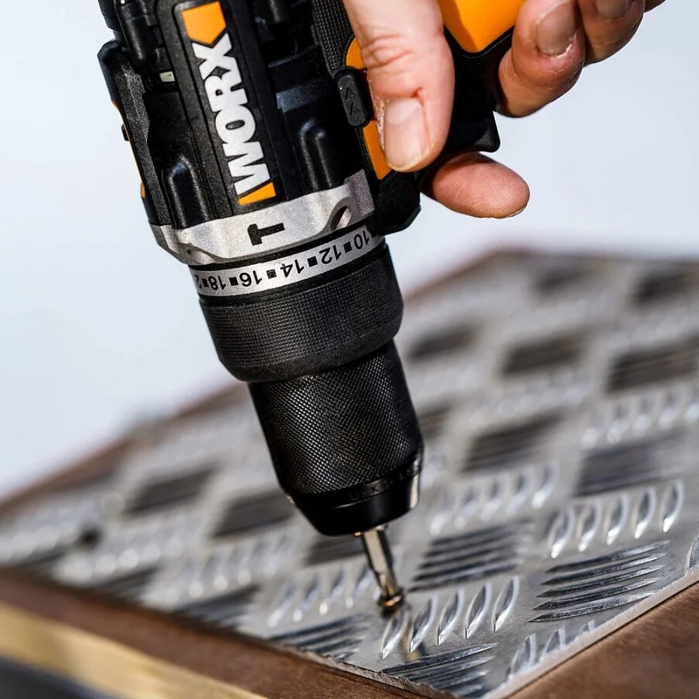 Worx Brushless Combi Hammer Drill 20v Kit 2 Batteries | WX352