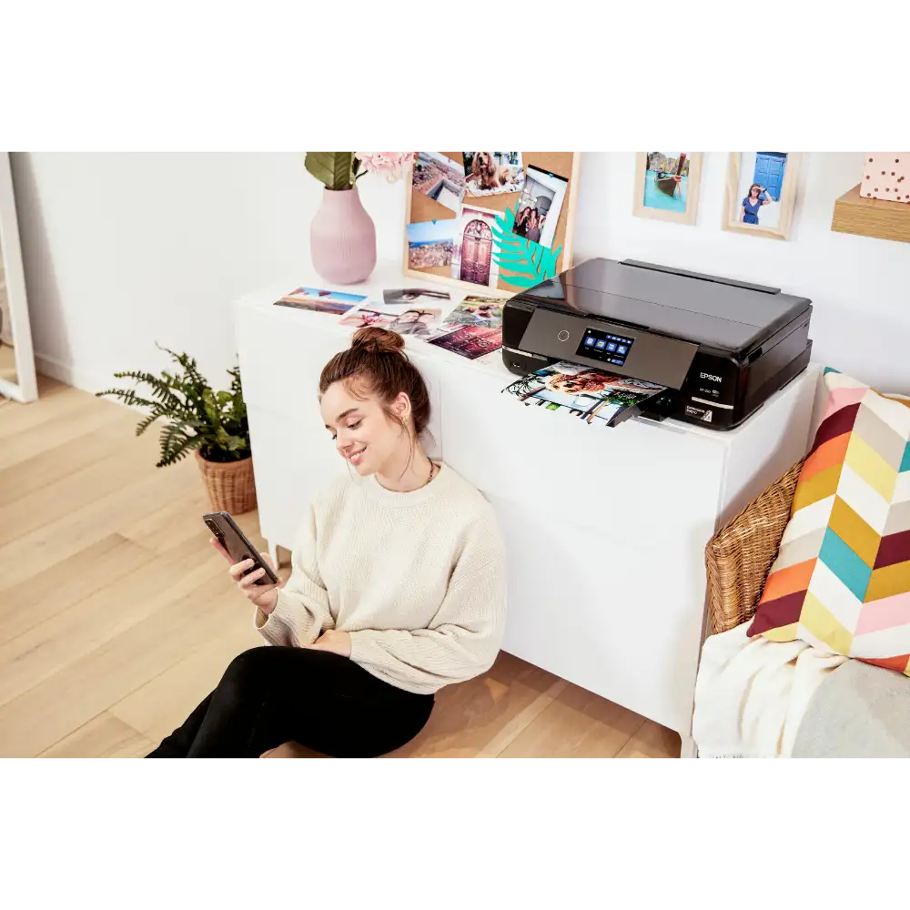 Epson Expression Photo XP-970 A4 Multifunction Colour Wifi Printer - Black | C11CH45401