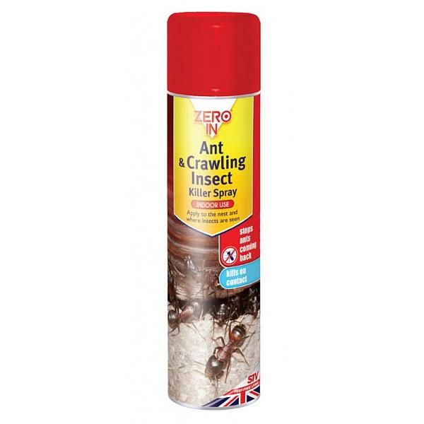 Zero In Ant and Crawling Insect Killer Aerosol Spray 300ml | ZER962